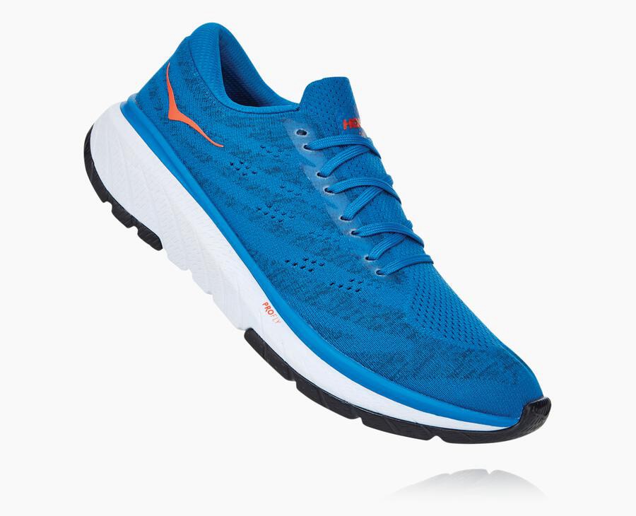 Hoka One One Cavu 3 - Men Running Shoes - Blue,Australia HYS-502869